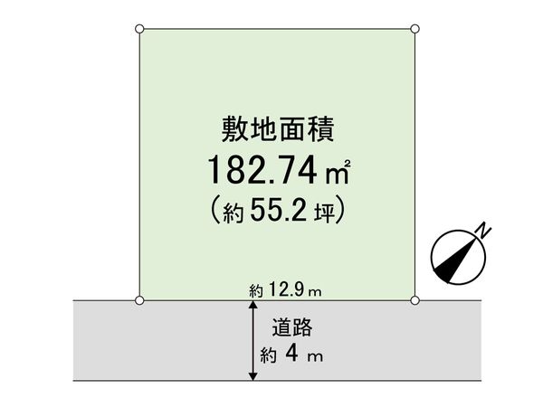 鴻巣市神明3丁目 区画図
