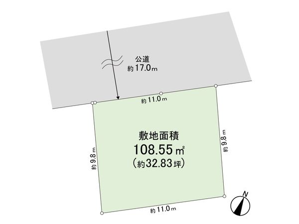 上尾市大字小敷谷 区画図 上尾市大字小敷谷 区画図