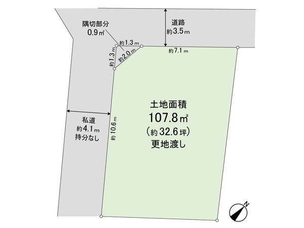 上尾市東町2丁目 区画図 上尾市東町2丁目 区画図