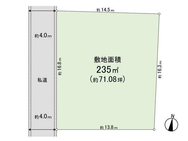 桶川市大字下日出谷 区画図