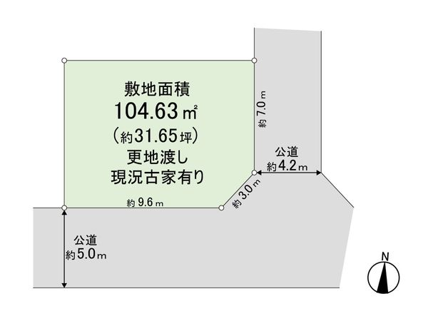 桶川市大字坂田 区画図