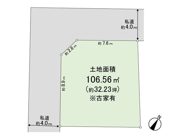 上尾市大字地頭方 区画図