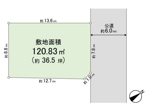 さいたま市見沼区東大宮6丁目 区画図 さいたま市見沼区東大宮6丁目 区画図