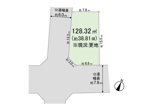 上尾市向山2丁目 区画図 上尾市向山2丁目 区画図