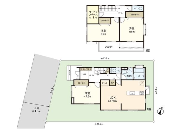 上尾市本町2丁目 間取図(平面図) 上尾市本町2丁目 間取図(平面図)