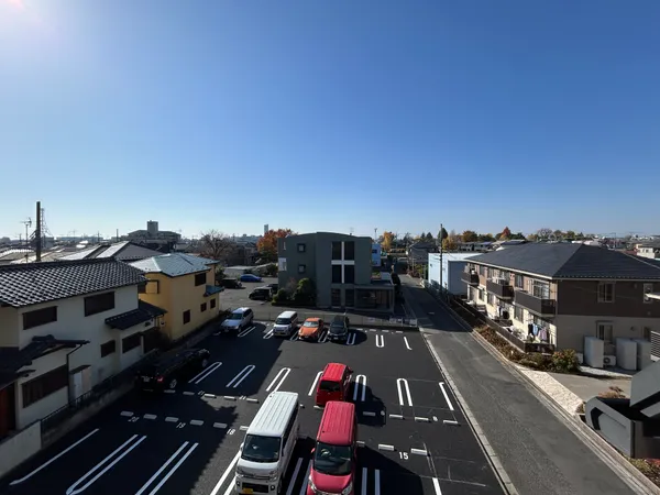 ３階バルコニーから南西方向を望む