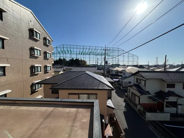３階バルコニーから南東方向を望む