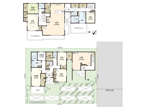 上尾市浅間台1丁目 間取図(平面図)