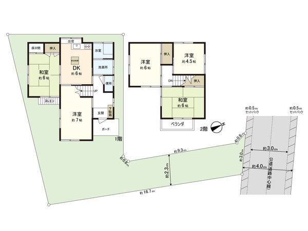 上尾市大字上 間取図(平面図) 上尾市大字上 間取図(平面図)