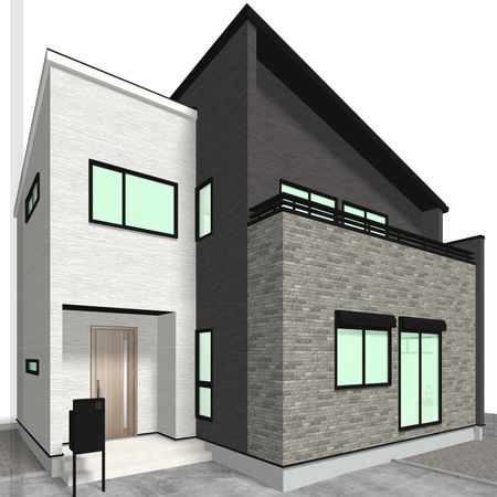 上尾市浅間台3丁目 外観パース図