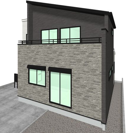 上尾市浅間台3丁目 外観パース図