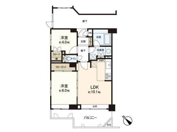 北鴻巣パーク・ホームズ弐番館 間取図(平面図)