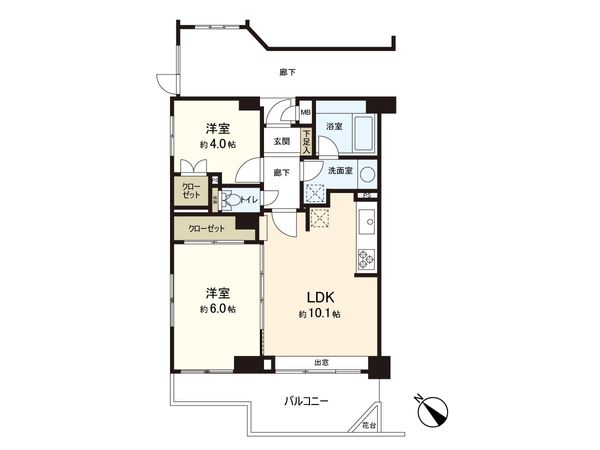 北鴻巣パーク・ホームズ弐番館 間取図(平面図) 北鴻巣パーク・ホームズ弐番館 間取図(平面図)