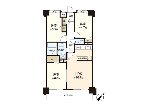 間取図(平面図)