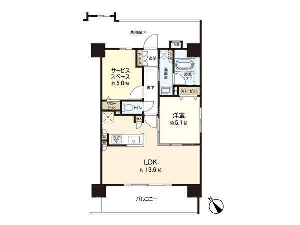 クラードゥレーヴ上尾 間取図(平面図) クラードゥレーヴ上尾 間取図(平面図)