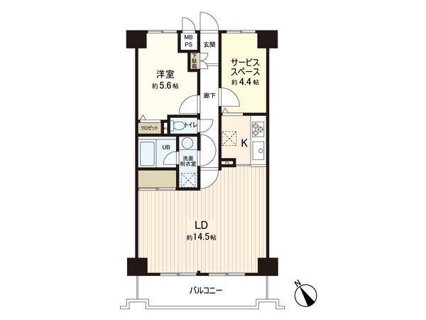 ワコーレ・ロイヤルガーデン・北本 B棟 間取図(平面図)