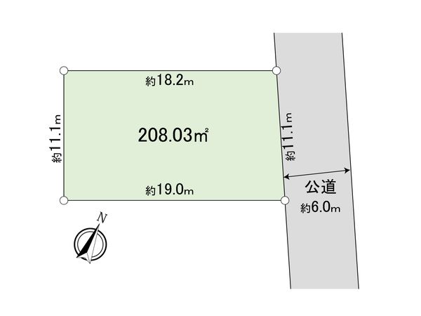 さいたま市見沼区東大宮1丁目 区画図 さいたま市見沼区東大宮1丁目 区画図