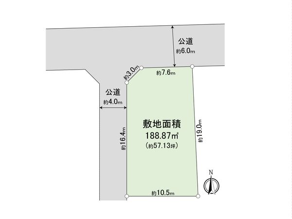白岡市新白岡7丁目 区画図 区画図