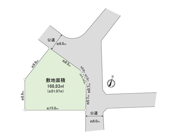 蓮田市関山4丁目 区画図 蓮田市関山4丁目 区画図
