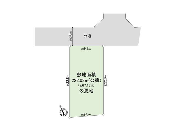 久喜市青毛4丁目 区画図