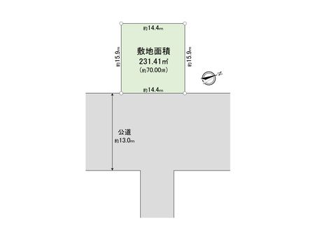 蓮田市椿山１丁目　土地 間取図・平面図