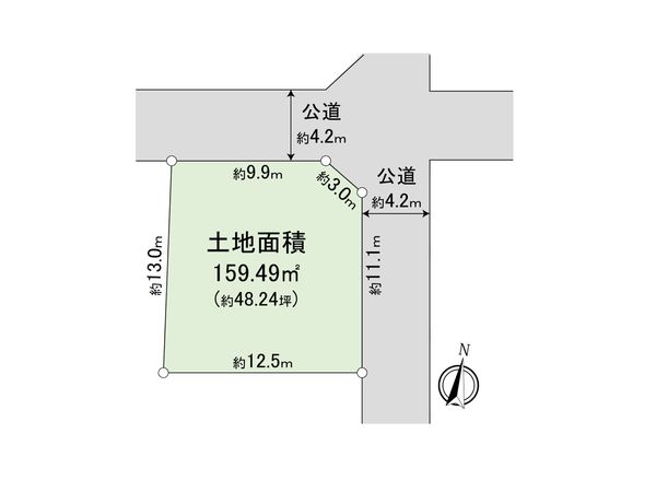 北足立郡伊奈町大字小室 区画図 北足立郡伊奈町大字小室 区画図