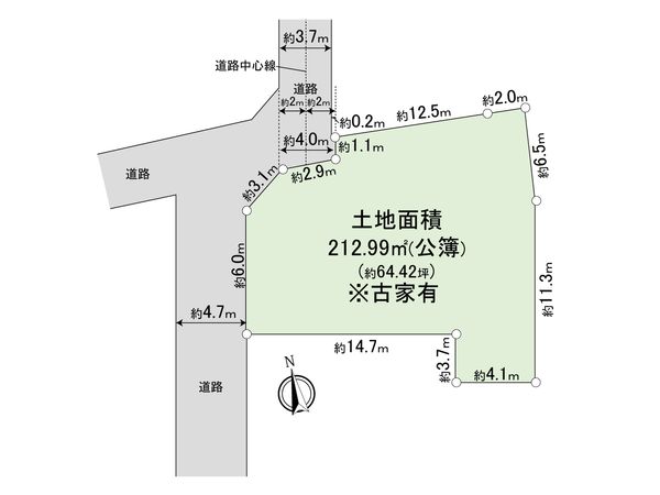 蓮田市御前橋1丁目 区画図