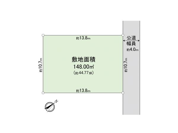 南埼玉郡宮代町本田4丁目 区画図