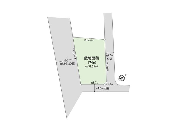 久喜市久喜東4丁目 区画図