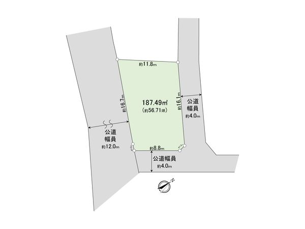 久喜市久喜東4丁目 区画図 久喜市久喜東4丁目 区画図