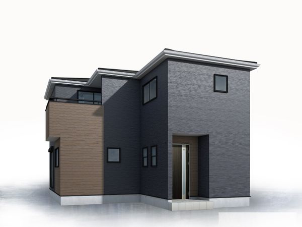 蓮田市見沼町 1号棟 外観パース図 蓮田市見沼町 1号棟 外観パース図