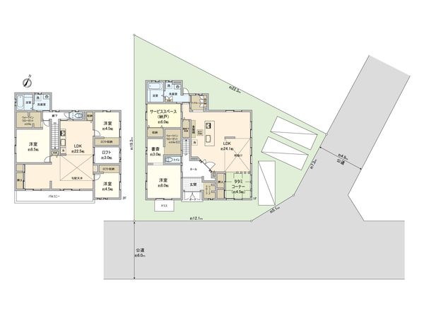蓮田市緑町2丁目 間取図(平面図)