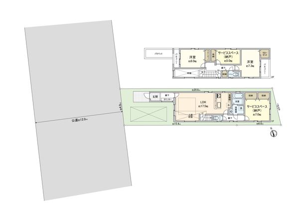 さいたま市見沼区丸ヶ崎町 間取図(平面図) さいたま市見沼区丸ヶ崎町 間取図(平面図)
