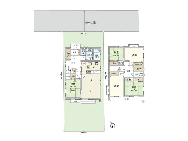 さいたま市見沼区東大宮6丁目 間取図(平面図) さいたま市見沼区東大宮6丁目 間取図(平面図)