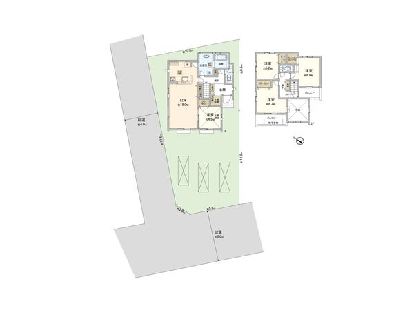 白岡市小久喜 間取図(平面図) 白岡市小久喜 間取図(平面図)