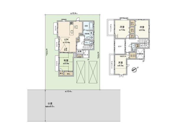 さいたま市見沼区春野4丁目 間取図(平面図) さいたま市見沼区春野4丁目 間取図(平面図)