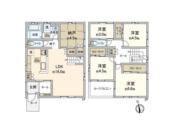 蓮田市蓮田2丁目 間取図(平面図)