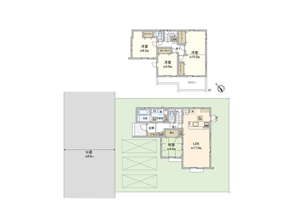 久喜市緑1丁目【新築戸建】 間取図