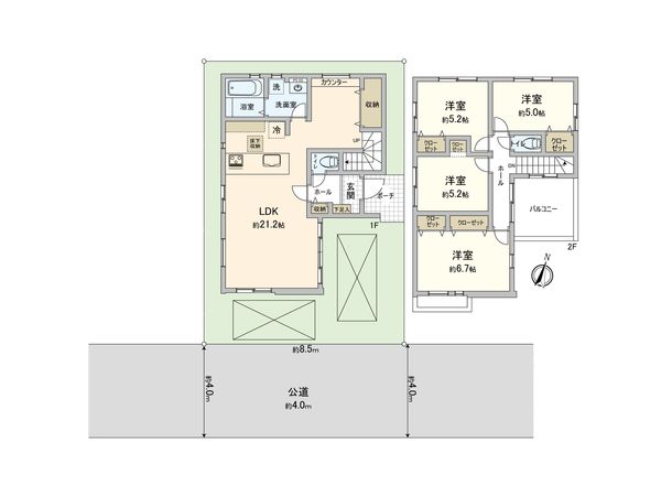 さいたま市見沼区大字深作 間取図(平面図) さいたま市見沼区大字深作 間取図(平面図)