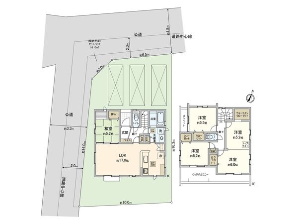 さいたま市岩槻区府内2丁目 間取図(平面図) さいたま市岩槻区府内2丁目 間取図(平面図)