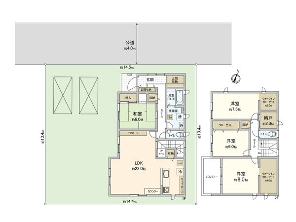 蓮田市大字黒浜 間取図(平面図) 蓮田市大字黒浜 間取図(平面図)