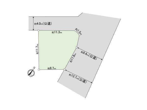 春日部市豊町3丁目 間取図(平面図) 間取図(平面図)