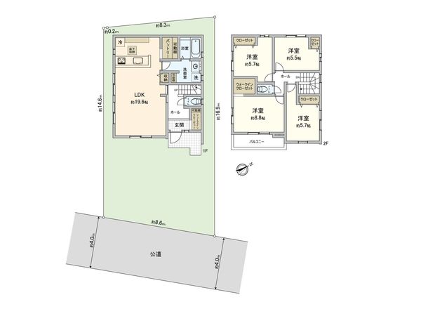 蓮田市馬込2丁目 間取図(平面図)