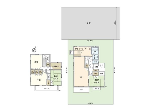 さいたま市岩槻区府内2丁目 間取図(平面図)
