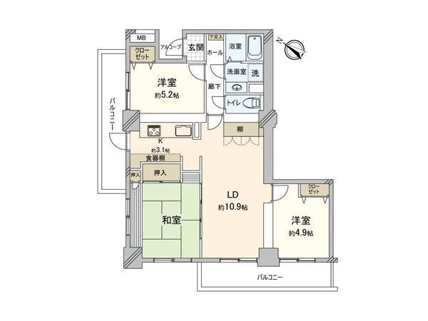 間取図(平面図)