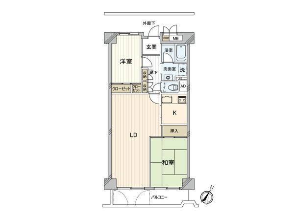 サンライズ伊奈 間取図(平面図) サンライズ伊奈 間取図(平面図)