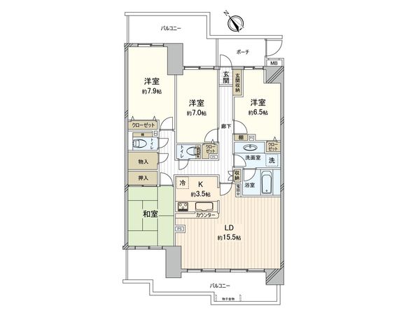 エステ・スクエア大宮東 間取図(平面図) エステ・スクエア大宮東 間取図(平面図)