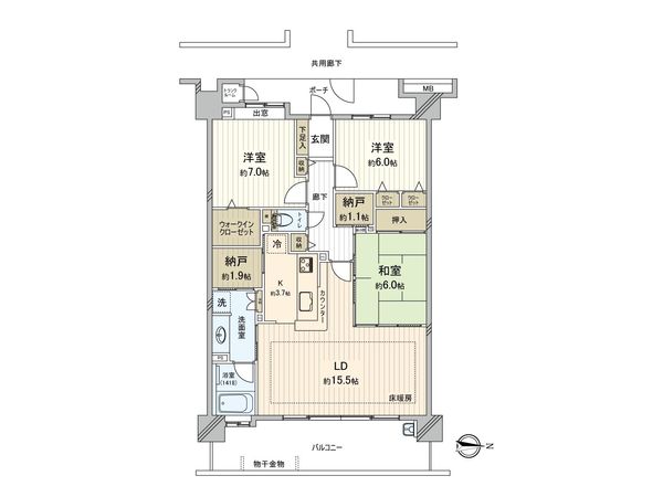 コスモ大宮春野ガーデンパークス 間取図(平面図)