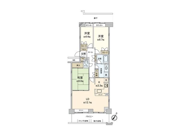 パークシティ白岡センターガーデン 間取図(平面図) パークシティ白岡センターガーデン 間取図(平面図)