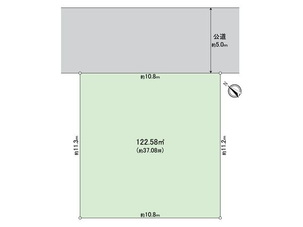 東村山市久米川町2丁目 土地 区画図 東村山市久米川町2丁目 土地 区画図